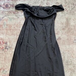 Black Maxi Off The Shoulder Dress